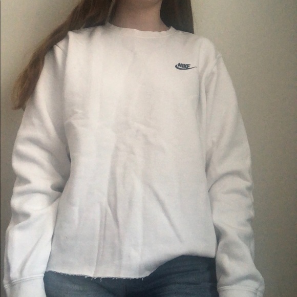 nike nrg plaid crewneck sweatshirt